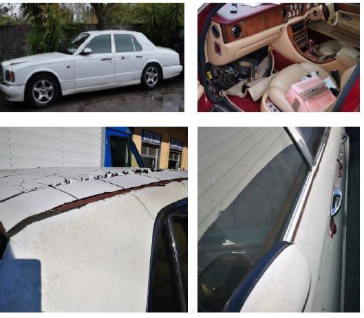 BENTLEY ARNAGE SALOON - 1998; Targa: EC885ME (ex GB - R967VSB); Telaio: SCBLB51E1XCH01434; Km.: NR;